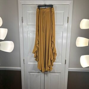 Elegant Mustard Skirt